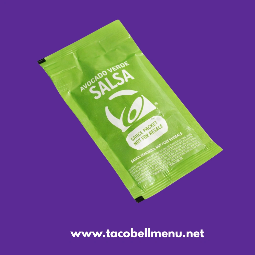 Avocado Verde Salsa Sauce Packet