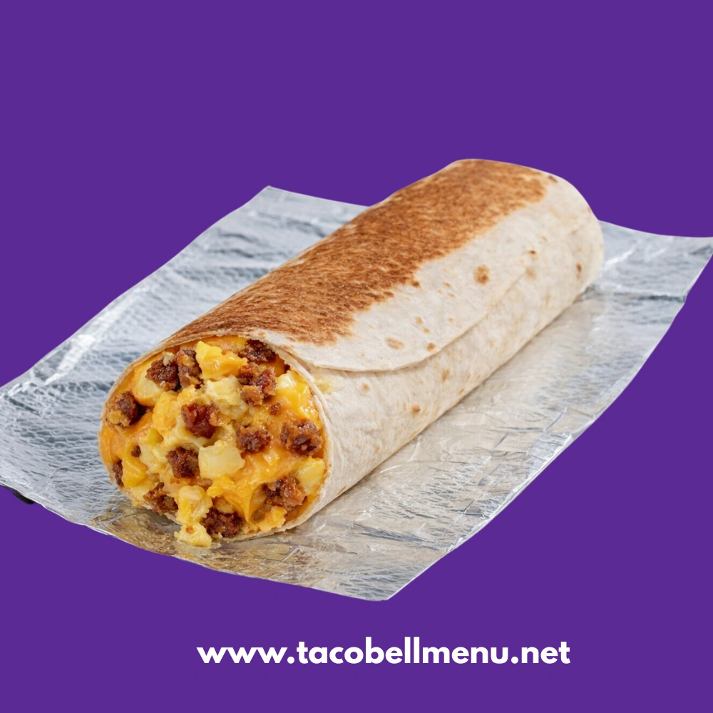 Cheesy Toasted Breakfast Burrito Sausage