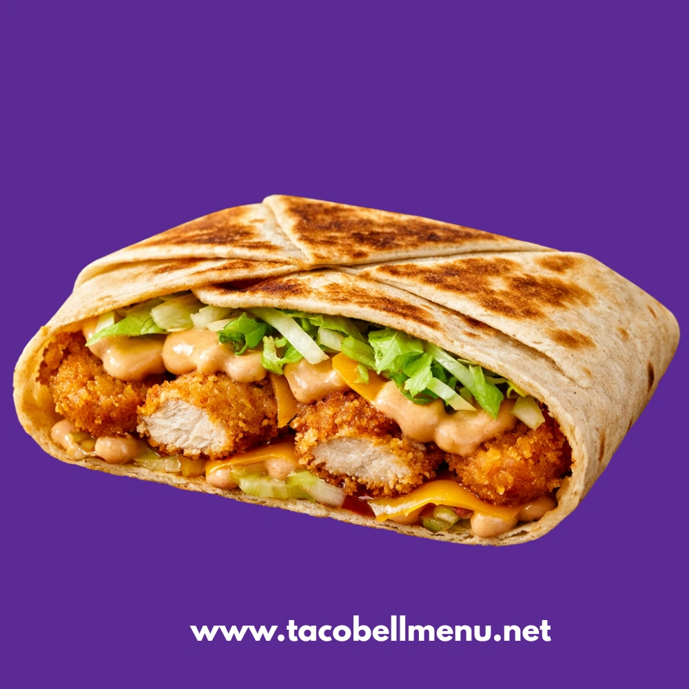 Creamy Chipotle Crispy Chicken Crunchwrap Slider