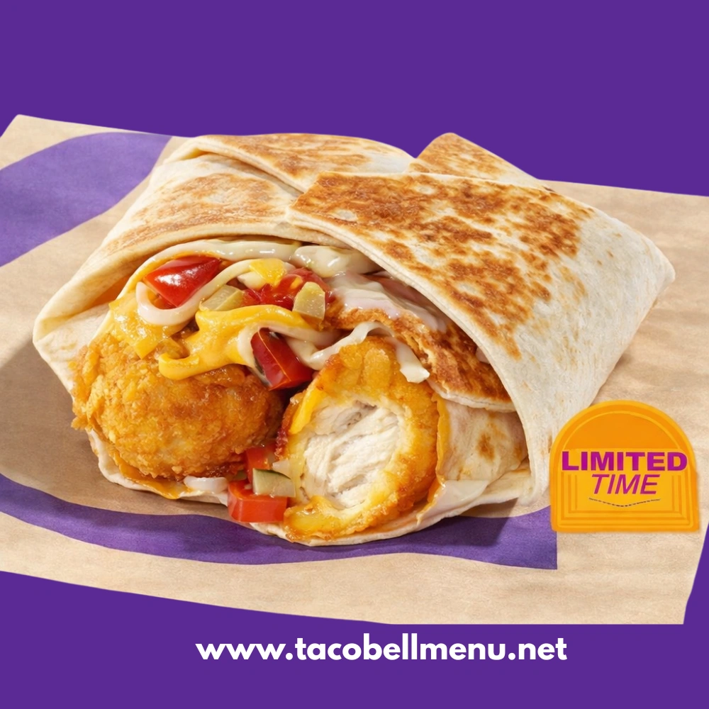 Jalapeno Honey Mustard Crispy Chicken Crunchwrap Slider