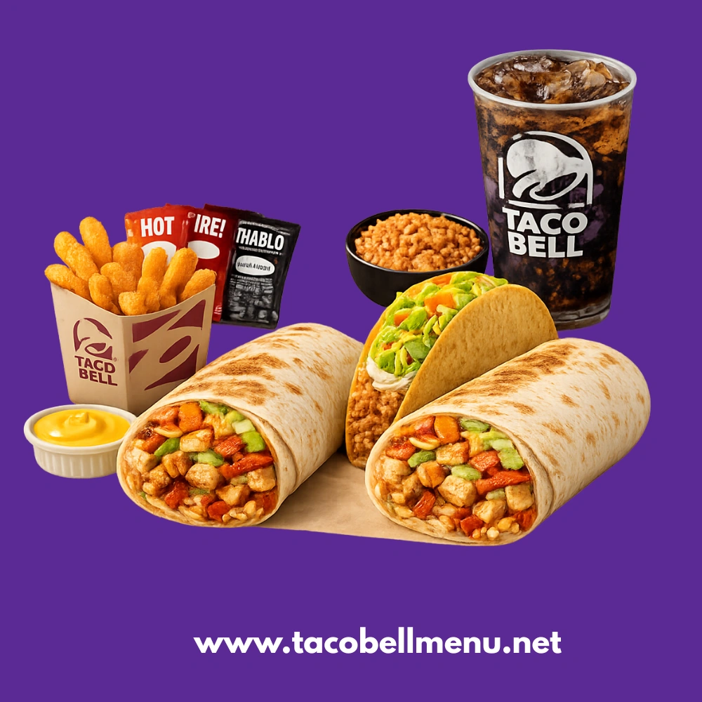 Cantina Chicken Burrito Meal Taco Bell Menu