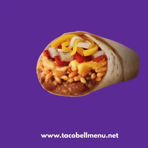 Cheesy Bean and Rice Burrito