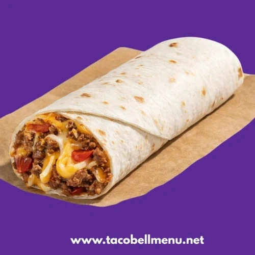 Cheesy Double Beef Burrito